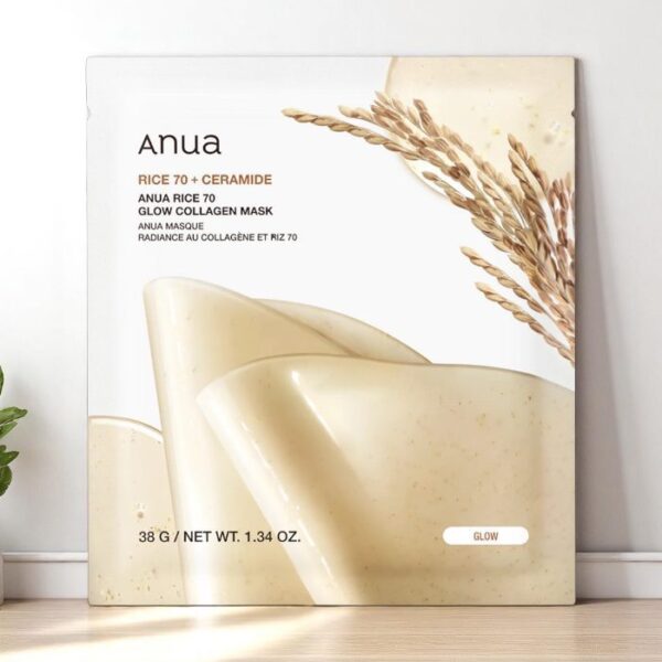 Anua - Rice 70 Glow Collagen Mask