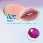 Fwee Lip&Cheek Blurry Pudding Pot + Keyring – Portable Soft Matte Lip & Cheek Color - MV02 Hurt 5g - Image 2