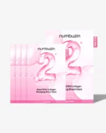 Numbuzin No.2 Rose PDRN Collagen Plumping Sheet Mask – Firming & Glow Boost 1pcs/33ml - Image 3