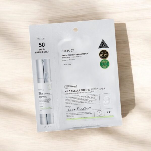 VT Cosmetics - Mild Reedle Shot 50 2-Step Mask