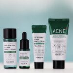 Some By Mi AHA BHA PHA 30 Days Miracle AC SOS Kit – Complete Acne Care Set 30 ml + Toner 30 ml + Serum 10 ml + Cream 20 g