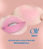 Fwee Lip&Cheek Blurry Pudding Pot + Keyring – Soft Matte Blurring Lip & Cheek Color - ND01 Oh! 5g - Image 2