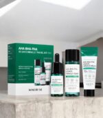 Some By Mi AHA BHA PHA 30 Days Miracle Travel Kit – Complete Exfoliating Set Toner 30 ml + Serum 10 ml + Cream 20 g