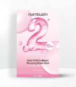 Numbuzin No.2 Rose PDRN Collagen Plumping Sheet Mask – Firming & Glow Boost 1pcs/33ml