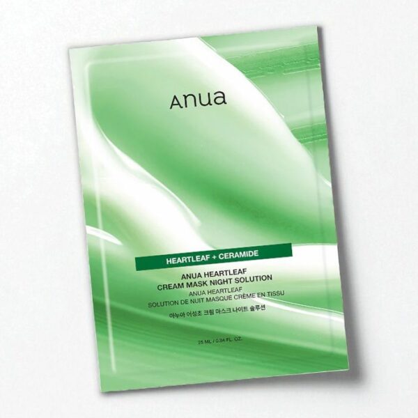 Anua - Heartleaf Cream Sheet Mask Night Solution